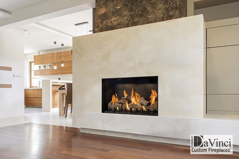 Custom linear fireplaces for the home, office, restaurant or more, from Luce's Chimney & Stove Shop, featuring sales of custom fireplaces and installation in Ohio, Michigan and Indiana areas.