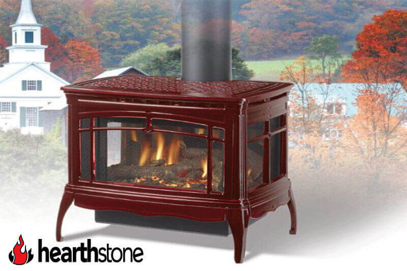 Hearthstone wood burning stoves from Luce's Chimney & Stove Shop, featuring sales and installation for Ohio, Michigan and Indiana areas.