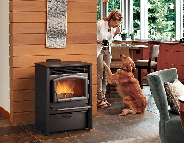 Pellet burning heating stoves available at Luce's Chimney and Stove Shop, near Toledo OH