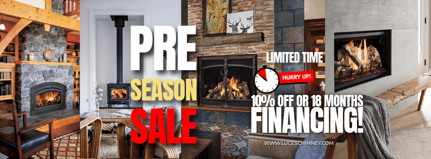 Gas Stove Sale at Luce's Chimney and Stove Shop near Toledo Ohio.
